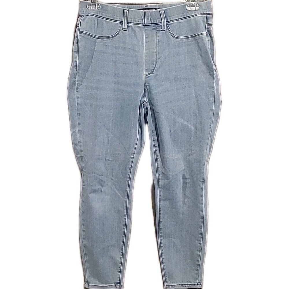 Judy Blue Lincoln Pull On Skinny Jeans Size 14W x 27 Light Wash Mid Rise Stretch